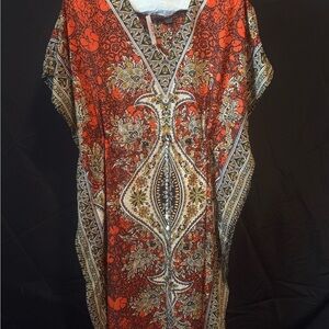 Asymmetrical Red and Black Women's Dress